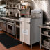 Thumbnail image #2 for Heavy-Duty Floor Model Natural Gas Deep Fryer with Basket Lifts, 70 lb., Range Match