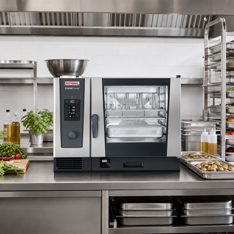 Product image #2 for RATIONAL iCombi Classic 6-Full Size Countertop Combi Oven, Liquid Propane, 208/240V, 1-Phase