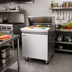 Thumbnail image #2 for Omcan Aurora Mega Top Salad/Sandwich Prep Table, 1-Section, 27-1/2-Inch Wide, Rear-Mount Self-Contained Refrigeration