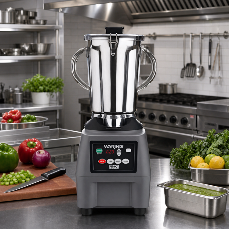Product image #2 for Waring Heavy-Duty Commercial Food Blender with 1-Gallon Removable Stainless Steel Container
