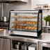 Thumbnail image #3 for Full-Service Countertop Heated Food Display Case with Sliding Glass Doors, 33.1 Inch Wide, 5.6 Cu. Ft.