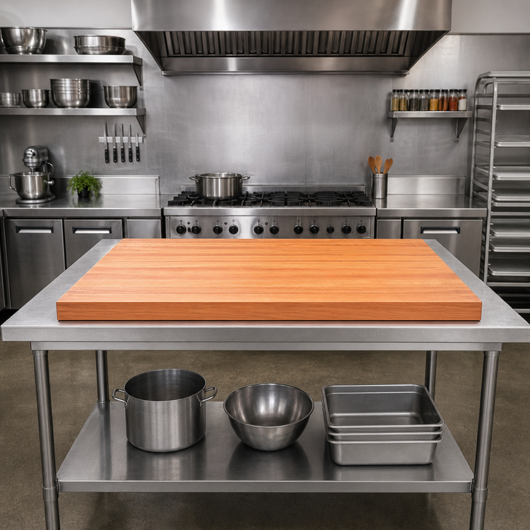 Product image #2 for Boos Block American Cherry Edge Grain Kitchen Countertop, 48 x 38 x 3 Inches, Varnique Finish