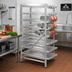 Thumbnail image #2 for Advance Tabco Full-Size Stationary Aluminum Can Rack for #5 and #10 Cans, 162 #10 / 216 #5 Capacity