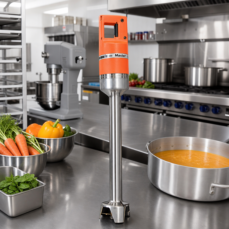 Product image #2 for Master MX91 Single-Speed Immersion Blender with 16-Inch Stainless Steel Shaft, 15-Gallon Capacity