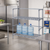Thumbnail image #2 for Quantum Tank and Beverage Container Two-Tier Modular Wire Dunnage Rack, 42 x 18 x 54 Inches, Gray Epoxy Antimicrobial Finish