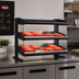 Thumbnail image #2 for Hatco HXMS-30D 30-Inch Countertop Slanted Heated Merchandiser Warmer with Dual Shelves and LED Lighting