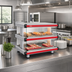 Thumbnail image #2 for Hatco Glo-Ray Designer Horizontal Countertop Hot Food Display Warmer, 2-Shelf