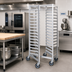 Thumbnail image #2 for Dinex Aluminum End-Load Nesting Pan Rack for 18 Full-Size Sheet Pans
