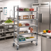 Thumbnail image #2 for Cambro Camshelving Elements XTRA 5-Tier Vented Mobile Starter Unit, 21 x 60 x 78-1/4 Inches, Speckled Gray