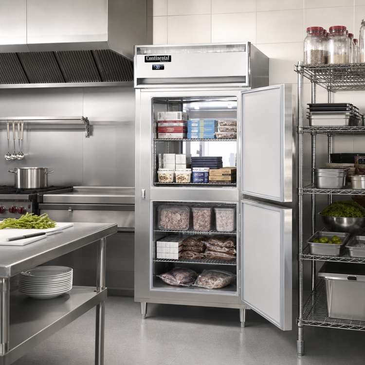 Product image #2 for Continental Refrigerator Designer Line D1FXNSSPTHD One-Section Extra-Wide Pass-Thru Freezer