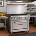 Thumbnail image #2 for Southbend Ultimate 36-Inch Gas Restaurant Range with 2 Non-Clog Burners, 24-Inch Charbroiler and Convection Oven