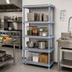 Thumbnail image #2 for Quantum Millenia Gray Polymer Starter Shelving Unit, 42