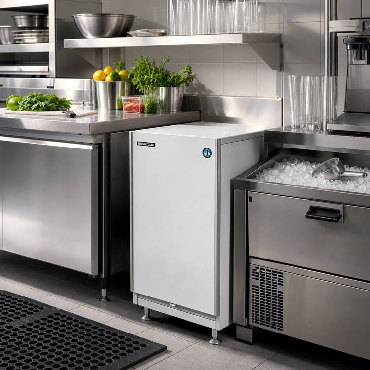Product image #3 for Hoshizaki F-1002MWJ Commercial Flake Ice Maker, Water-Cooled, Self-Contained, 22 Inches Wide