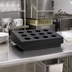 Thumbnail image #3 for Cambro 12-Compartment Black Polyethylene Cutlery Rack Only