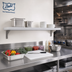 Thumbnail image #2 for Duke 442-1S 7-Inch Deep Stainless Shelf/Cutting Board with Fixed Brackets