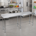 Thumbnail image #2 for BK Resources 84 Inch x 18 Inch Open Base Riser Top Stainless Steel Work Table