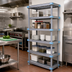 Thumbnail image #2 for Quantum Millenia 24 x 24 x 62 Inch Gray Polymer Stationary Starter Shelving Unit with 5 Shelves