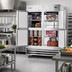Thumbnail image #2 for KoolMore 2-Section Reach-In Freezer, 47 Cu. Ft., Bottom-Mount Self-Contained, Solid Half Doors, Stainless Steel