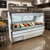 Thumbnail image #2 for Howard-McCray 34N Series 48-Inch Double Duty Fish/Poultry Service Case for Remote Refrigeration with Straight Glass Front