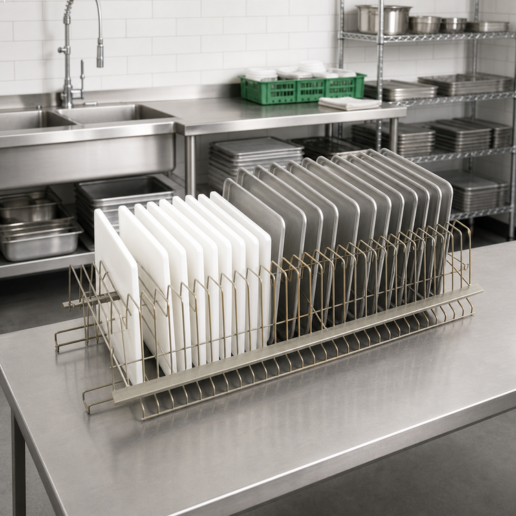 Product image #2 for MetroMax i 60 x 24 Inch Cutting Board and Tray Drying Rack, 43 Tray Capacity