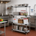 Thumbnail image #2 for Quantum 60 x 24 x 54 Inch 304 Stainless Steel Stationary Solid Shelving Starter Kit with 4 Shelves