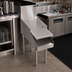 Thumbnail image #2 for Krowne Royal Series Freestanding Underbar Recessed Drainboard, 12 Inch x 29 Inch, Stainless Steel