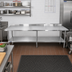 Thumbnail image #2 for Sapphire 108-Inch Stainless Steel Underbar Worktable with 5-Inch Backsplash and Undershelf
