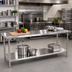 Thumbnail image #2 for Advance Tabco 108-Inch x 30-Inch Stainless Steel Work Table with Adjustable Undershelf
