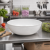 Thumbnail image #3 for Cambro Camwear® 40-Quart Round Ribbed Polycarbonate Bowl, White