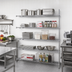 Thumbnail image #2 for Metro Super Erecta 60-Inch W x 18-Inch D x 74-Inch H Chrome Plated Add-On Wire Shelving Unit, 5 Shelves