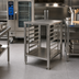 Thumbnail image #1 for Alto-Shaam Vector H Stainless Steel Equipment Stand with Seismic Feet, Side Racks and Lower Shelf