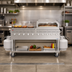 Thumbnail image #2 for KoolMore 72-Inch Commercial Outdoor Propane Gas Grill Combo with 10 Burners, 36-Inch Griddle, and 36-Inch Pizza Oven