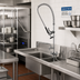 Thumbnail image #2 for equip Single Hole Deck-Mount Pre-Rinse Unit with 10 1/8-Inch Swing Nozzle Add-On Faucet