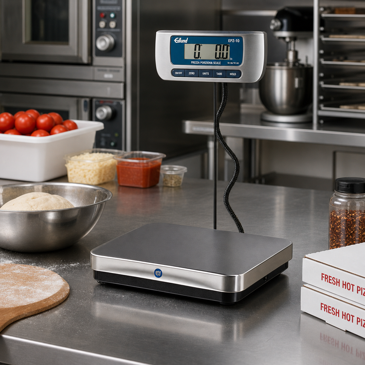 Product image #2 for Edlund EPZ-10F Digital Pizza Scale with Front Tare Button, 10 lb Capacity, Stainless Steel