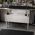 Thumbnail image #2 for Krowne Royal Series 46-Inch Underbar Speed Multi Station Bar Ice Bin with 30-Inch Center Ice Bin and (2) 8-Inch Insulated Bottle Wells