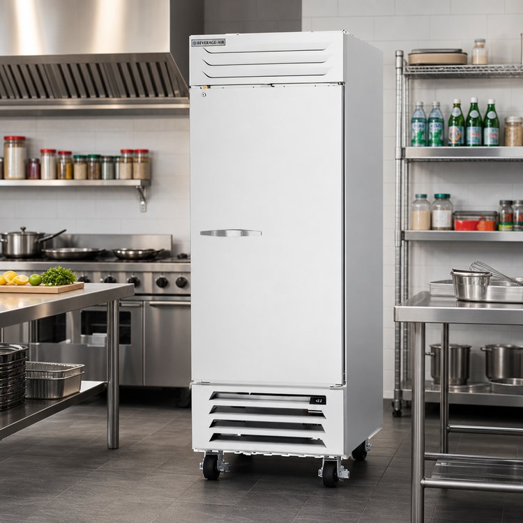 Product image #3 for Beverage-Air Cross Temp 1-Section Convertible Reach-In Refrigerator/Freezer, Top-Mounted Self-Contained, 23.1 Cu. Ft.