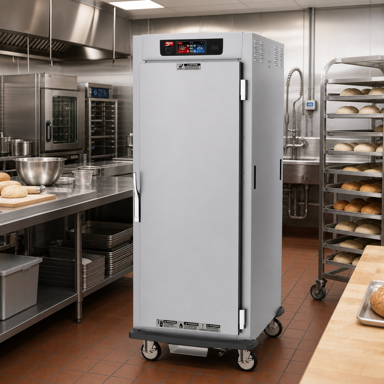 Product image #2 for Metro C5 9 Series Full-Height Pass-Thru Controlled Humidity Heated Holding and Proofing Cabinet with Solid and Glass Doors and Lip Load Slides