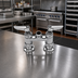 Thumbnail image #2 for T&S Brass 4-Inch Center Deck-Mount Double Pantry Mixing Faucet Without Spout