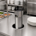 Thumbnail image #2 for Atlas Metal PD-5 Drop-In Self-Leveling Unheated Open Tube Plate Dispenser, 5-Inch Maximum Plate Size