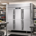 Thumbnail image #2 for Victory UltraSpec Extra-Wide Three-Section Self-Contained Reach-In Freezer with Six Wide Half-Height Solid Hinged Doors