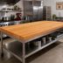 Thumbnail image #2 for John Boos Appalachian Red Oak Edge Grain Island Countertop, 84 x 27 x 1-1/2 Inch, Varnique Finish