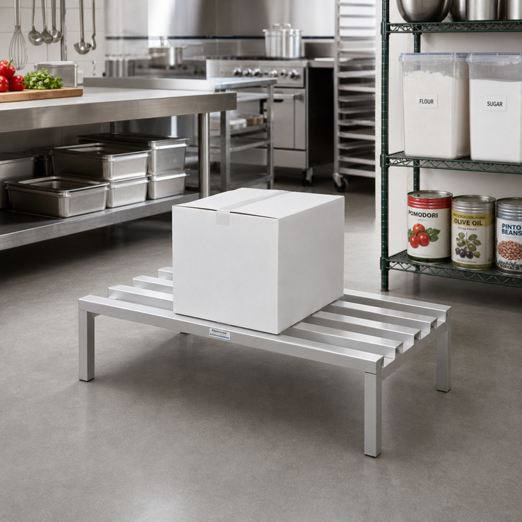 Product image #2 for Channel Manufacturing Standard Series Aluminum C-Channel Dunnage Rack, 54 x 20 x 12 Inches, 2,500 lb. Capacity