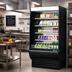 Thumbnail image #3 for Extra Deep Vertical Open Display Merchandiser, 17.1 Cu. Ft., 36-Inch Wide, Black