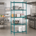 Thumbnail image #2 for Advance Tabco Special Value Series Stationary 4-Shelf Green Epoxy Wire Shelving Unit, 36 Inches W x 18 Inches D x 74 Inches H