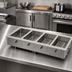 Thumbnail image #2 for Vollrath 3-Well Insulated Dry Hot Food Well Drop-In Unit with Thermostatic Control, 208-240V