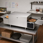 Thumbnail image #2 for Vollrath PO4-24014R-L Countertop Conveyor Pizza Oven, 68-Inch Wide, Single-Deck, 240V, Manual Thermostatic Controls