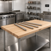Thumbnail image #3 for John Boos 24-Inch Stainless Steel Leg Set with Adjustable Bullet Feet, Set of 4