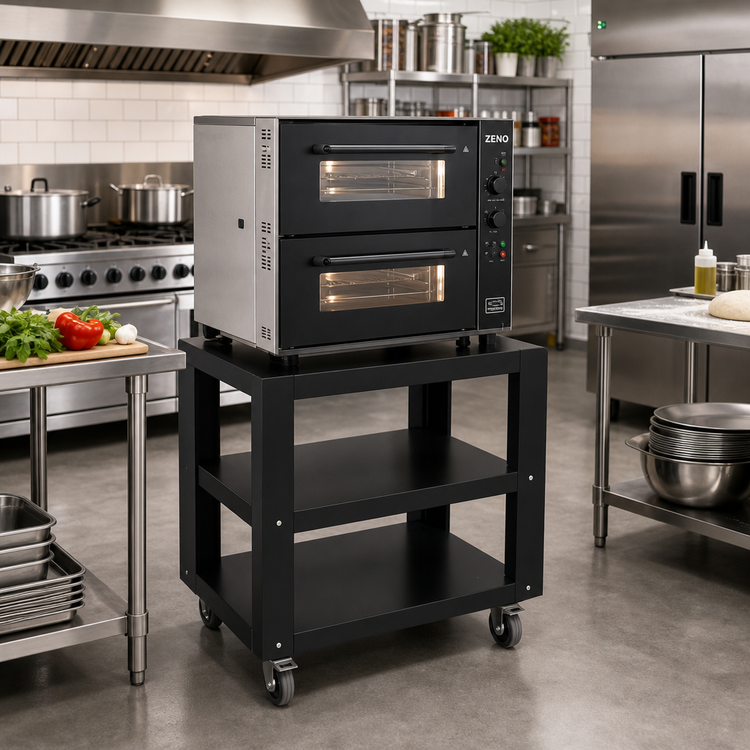 Product image #2 for Trento Alfa Black Equipment Stand for Zeno Series 6