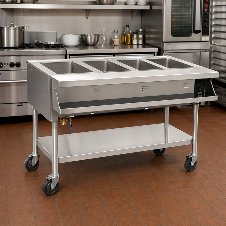 Product image #2 for Eagle Group SPHT5-240 Portable 5-Well Electric Sealed Well Hot Food Table