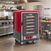 Thumbnail image #2 for Metro C5 Insulation Armour Half-Height Mobile Heated Holding Cabinet with Clear Polycarbonate Door, Universal Slides, 120V Lower-Wattage